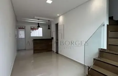 Casa em condomínio para venda em praia grande, maracanã, 2 dormitórios, 1 suíte, 2 banheiros, 1 vaga