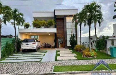 Casa com 4 dormitórios à venda, 238 m² por r$ 1.600.000,00 - cidade alpha - eusébio/ce