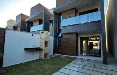 Casa com 3 dormitórios à venda, 111 m² por r$ 479.900,00 - encantada - eusébio/ce