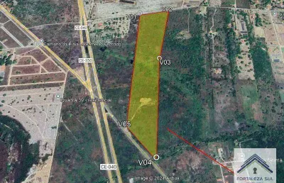Terreno à venda, 15400 m² por r$ 1.200.000,00 - centro - cascavel/ce