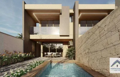 Casa com 4 dormitórios à venda, 154 m² por r$ 729.000,00 - edson queiroz - fortaleza/ce
