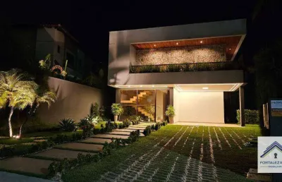 Casa com 5 dormitórios à venda, 380 m² por r$ 5.500.000 - porto das dunas - fortaleza/ce