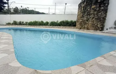 Casa em condomínio fechado com 4 quartos para alugar na avenida senador paulo abreu, jardim santa rosa, itatiba, 483 m2 por r$ 5.800