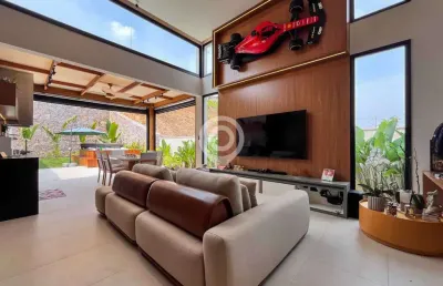 Casa em condomínio fechado com 3 quartos à venda na rodovia romildo prado, bairro itapema, itatiba, 175 m2 por r$ 2.100.000