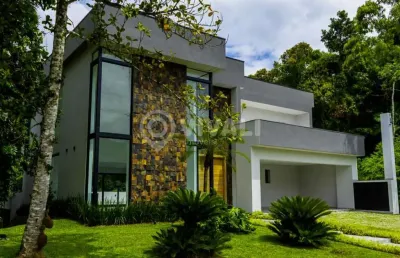 Casa em condomínio fechado com 4 quartos à venda na estrada bertioga, balneario praia do perequê, guarujá, 540 m2 por r$ 3.990.000