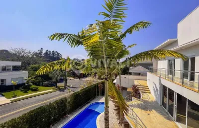 Casa em condomínio fechado com 4 quartos à venda na rua lucia ribeiro do valle nogueira, loteamento residencial jaguari (sousas), campinas, 588 m2 por r$ 4.250.000
