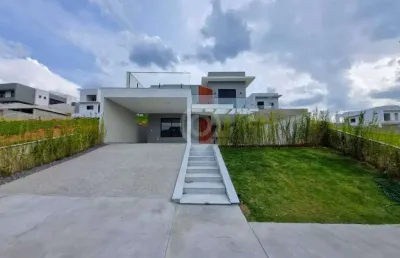 Casa em condomínio fechado com 4 quartos à venda na avenida carmelo scarparo, portal san giovanni, itatiba, 214 m2 por r$ 1.800.000