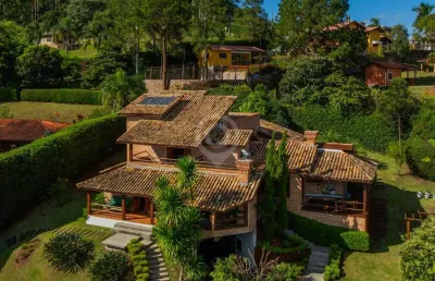 Casa em condomínio fechado com 4 quartos à venda na rodovia alkindar monteiro junqueira, capela do barreiro, itatiba, 478 m2 por r$ 2.980.000