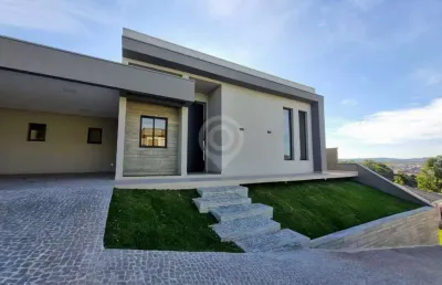 Casa em condomínio fechado com 3 quartos à venda na avenida maria thereza da costa naufal, condomínio itatiba country, itatiba, 203 m2 por r$ 1.800.000