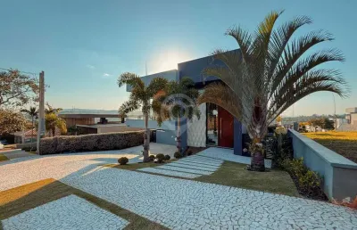 Casa em condomínio fechado com 3 quartos à venda na avenida rosa scavone, reserva santa rosa, itatiba, 350 m2 por r$ 2.760.000
