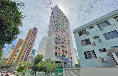 Apartamento a venda no ed saveiros no meireles com 54m², vista mar por r$ 650.000,00