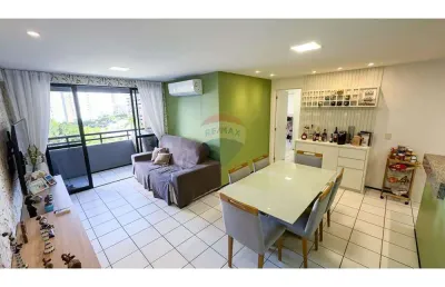 Apartamento 3q em fortaleza: conforto e segurança / condomínio cervantes.