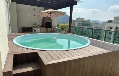 Cobertura com 3 quartos à venda na Rua Queiros Júnior, 95, Jacarepaguá, Rio de Janeiro