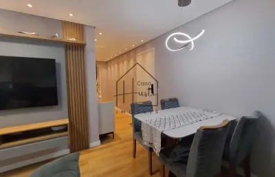 Apartamento 2 dormitórios com suíte, 57m² à venda - r$ 450.000,00 - residencial monte alegre granja