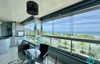 Apartamento frente mar com 3 suítes à venda na praia grande - ubatuba sp