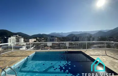 Apartamento no centro de ubatuba com 2 dormitórios sendo 1 suíte em ubatuba sp (piscina e sauna)
