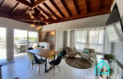 Linda cobertura duplex 3 dormitórios na praia do itaguá em ubatuba sp