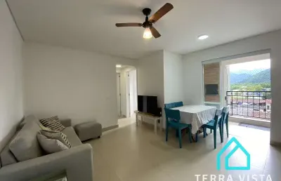 Apartamento mobiliado a venda no centro de ubatuba sp ( piscina )
