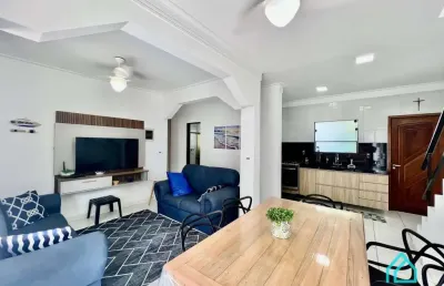 Oportunidade cobertura dúplex com 3 dormitórios a venda na praia do itaguá ubatuba sp