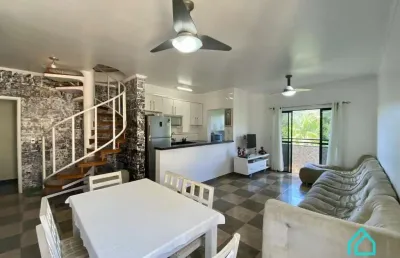 Cobertura duplex exclusiva à venda na praia das toninhas - luxo, privacidade e vista deslumbrante