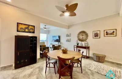 Lindo apartamento alto padrão todo decorado com 2 suítes a venda na praia do itaguá ubatuba sp
