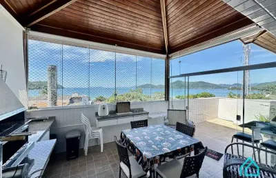 Linda cobertura linear com vista mar a venda na praia da enseada ubatuba sp