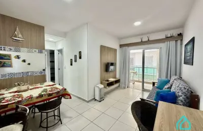 Lindo apartamento todo mobiliado com 2 dormitórios a venda na praia grande ubatuba sp
