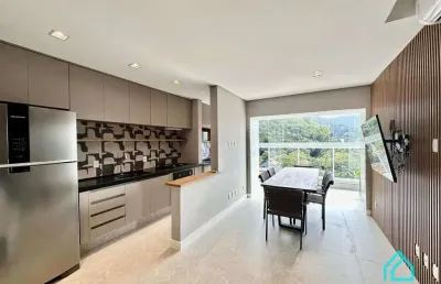 Lindo apartamento vista mar com 2 dormitórios a venda na praia das toninhas ubatuba sp
