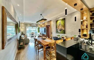 Apartamento totalmente decorado com 2 dormitórios a venda a 50 metros da praia da enseada ubatuba sp
