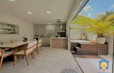 Casa com 3 dorms à venda por r$ 849.000 - chácara ondas verdes - granja viana cotia/sp