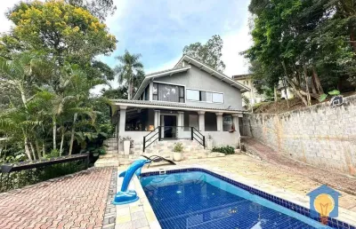Casa com 4 dormitórios, 600 m² - venda por r$ 2.000.000 ou locação por r$ 15.000/mês - jardim sílvia - embu das artes/sp
