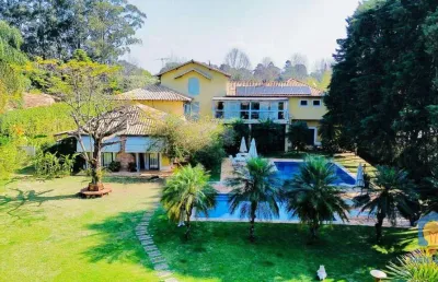 Casa com 5 suítes, 2805 m² - venda por r$ 8.000.000 ou aluguel por r$ 40.337/mês - jardim mediterrâneo - cotia/sp