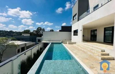 Casa com 4 dormitórios à venda, 344 m² por r$ 3.400.000,00 - granja viana - cotia/sp