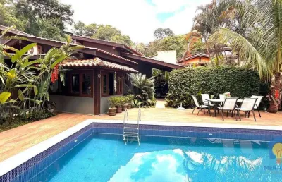 Casa térrea com 4 dormitórios, 320 m² - venda por r$ 2.900.000 ou aluguel por r$ 20.000/mês - bairro moinho velho - cotia/sp