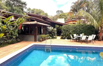 Casa térrea com 4 dormitórios, 320 m² - venda por r$ 2.900.000 ou aluguel por r$ 20.000/mês - bairro moinho velho - cotia/sp