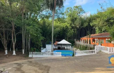 Chácara com 5 dormitórios à venda, 3675 m² por r$ 1.400.000,00 - parque dom henrique - cotia/sp