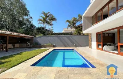 Casa com 4 dormitórios à venda, 496 m² por r$ 3.350.000,00 - são paulo ii - cotia/sp