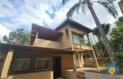 Casa com 5 dormitórios, 430 m² - venda por r$ 1.800.000,00 ou aluguel por r$ 9.170,00/mês - parque frondoso - cotia/sp