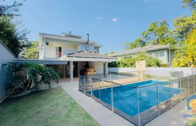 Casa com 4 suítes, 362 m² - venda por r$ 3.650.000 ou aluguel por r$ 25.029/mês - granja viana - vintage - cotia/sp