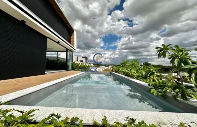 Casa em condomínio fechado com 4 quartos à venda na rua das palmas, 1, alphaville dom pedro 3, campinas, 382 m2 por r$ 4.800.000