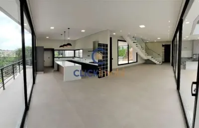 Casa em condomínio fechado com 4 quartos à venda na rua armando eurico stocco, 13, jardim botânico (sousas), campinas, 288 m2 por r$ 2.990.000