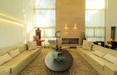 Casa em condomínio fechado com 5 quartos à venda na rua carapá, 291, loteamento alphaville campinas, campinas, 590 m2 por r$ 5.850.000