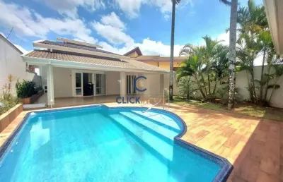 Casa em condomínio fechado com 4 quartos à venda na rua san conrado, s/n, 415, loteamento caminhos de san conrado (sousas), campinas, 367 m2 por r$ 1.850.000