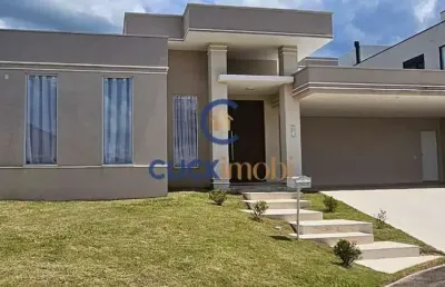 Casa em condomínio fechado com 3 quartos para alugar na avenida carlos diaulas serpa, loteamento parque dos alecrins, campinas, 265 m2 por r$ 15.000