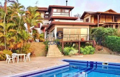 Casa em condomínio fechado com 4 quartos à venda na estrada do jequitibá, 1750, pinheiro, valinhos, 344 m2 por r$ 2.490.000
