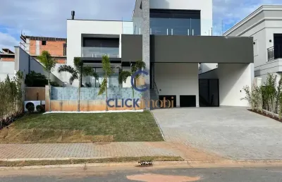 Casa em condomínio fechado com 5 quartos para alugar na estrada municipal adelina segantini cerqueira leite, loteamento residencial arborais, campinas, 395 m2 por r$ 22.000