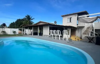 Oportunidade casa em arembepe em cond fechado com piscina 500m