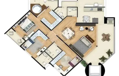 Apartamento com 3 quartos à venda em vila guiomar - sp