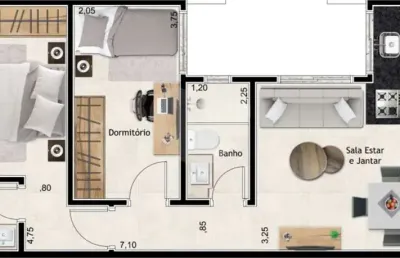 Cobertura com 2 quartos à venda no Centro, Santo André 