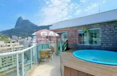 Cobertura com 3 quartos à venda na rua sorocaba, botafogo, rio de janeiro, 138 m2 por r$ 1.930.000